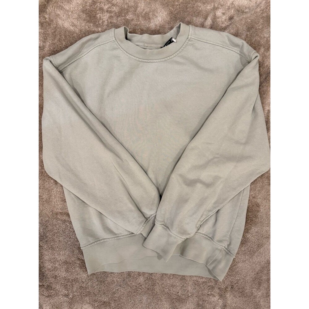 Zara Women’s Crewneck Sweatshirt in Light Sage, Size SMall